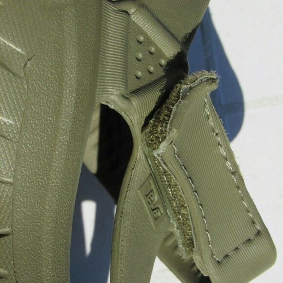 TEVA MEN’S HURRICANE DRIFT BURNT OLIVE SANDALS - Picture 2 of 5